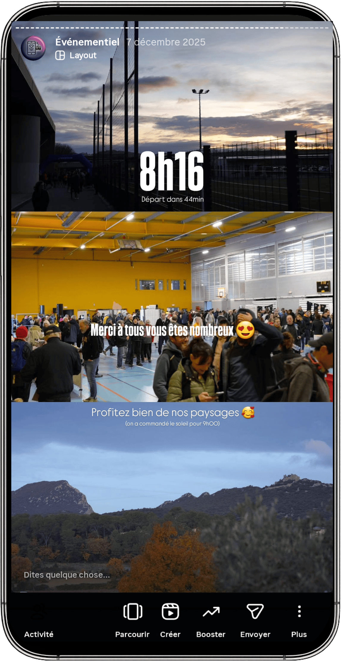 Story en direct : NatureMarathonMan, extrait 1