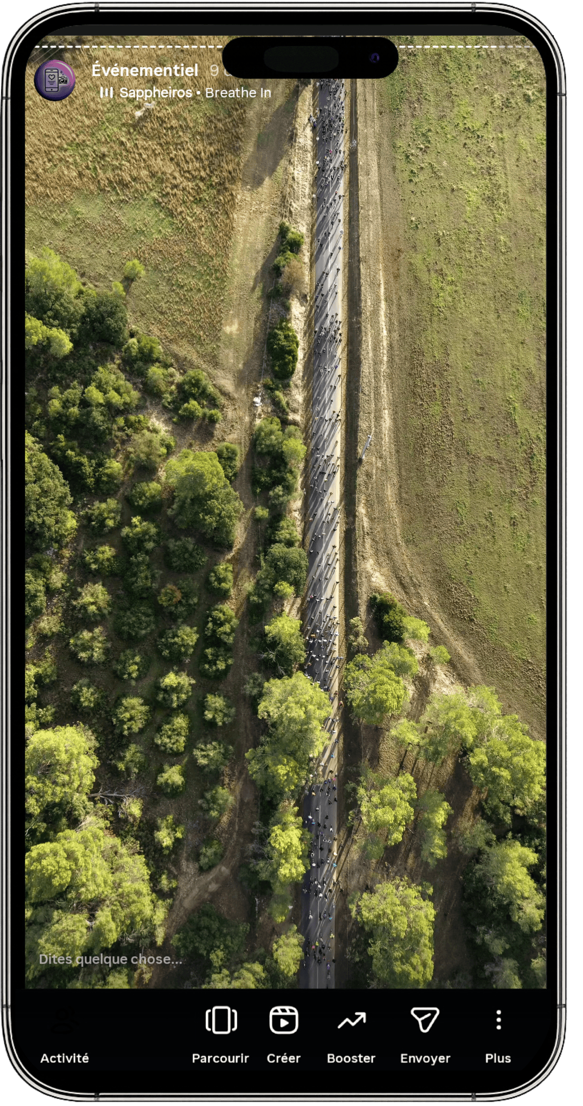 Exemple de story Instagram en direct (démonstration) 4